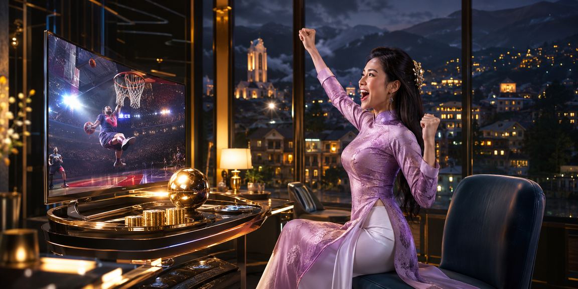 Người xem phân tích cá cược bóng rổ tại Sapa trong trang phục áo dài truyền thống