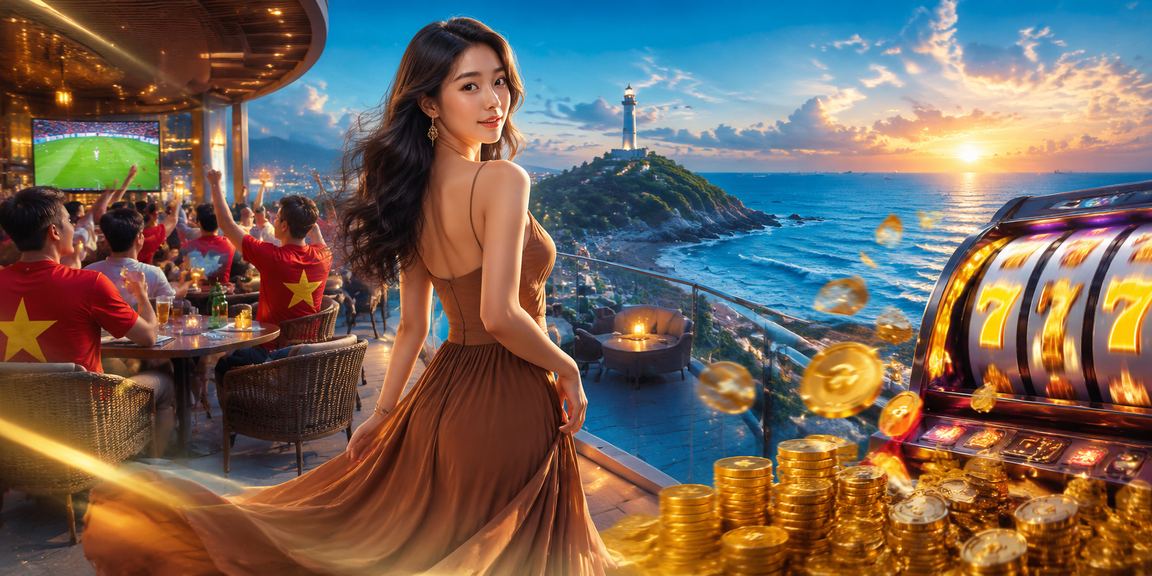 Người chơi tại Vũng Tàu thư giãn với điện thoại và cà phê bên bờ biển